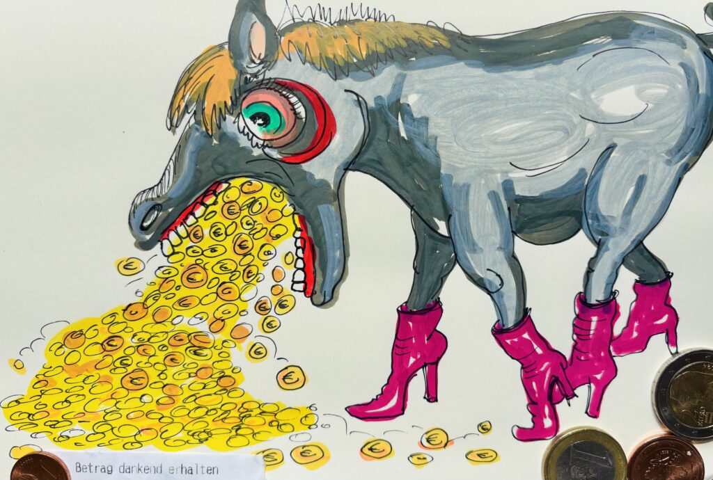 Betrag dankend erhalten.